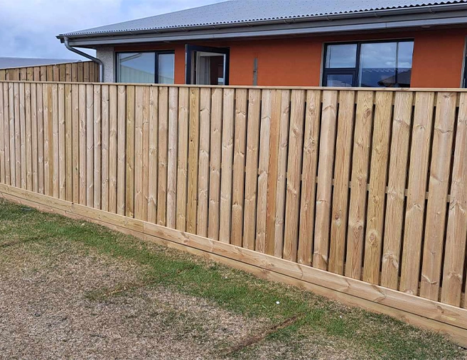 Pallasmíði og skjólveggir